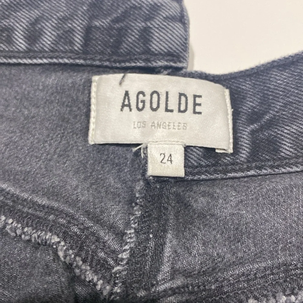 Agolde Criss Cross Straight Jeans